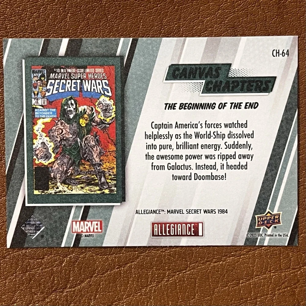 2024‎ Upper Deck Marvel Secret Wars Allegiance I Canvas Chapters CH-64
